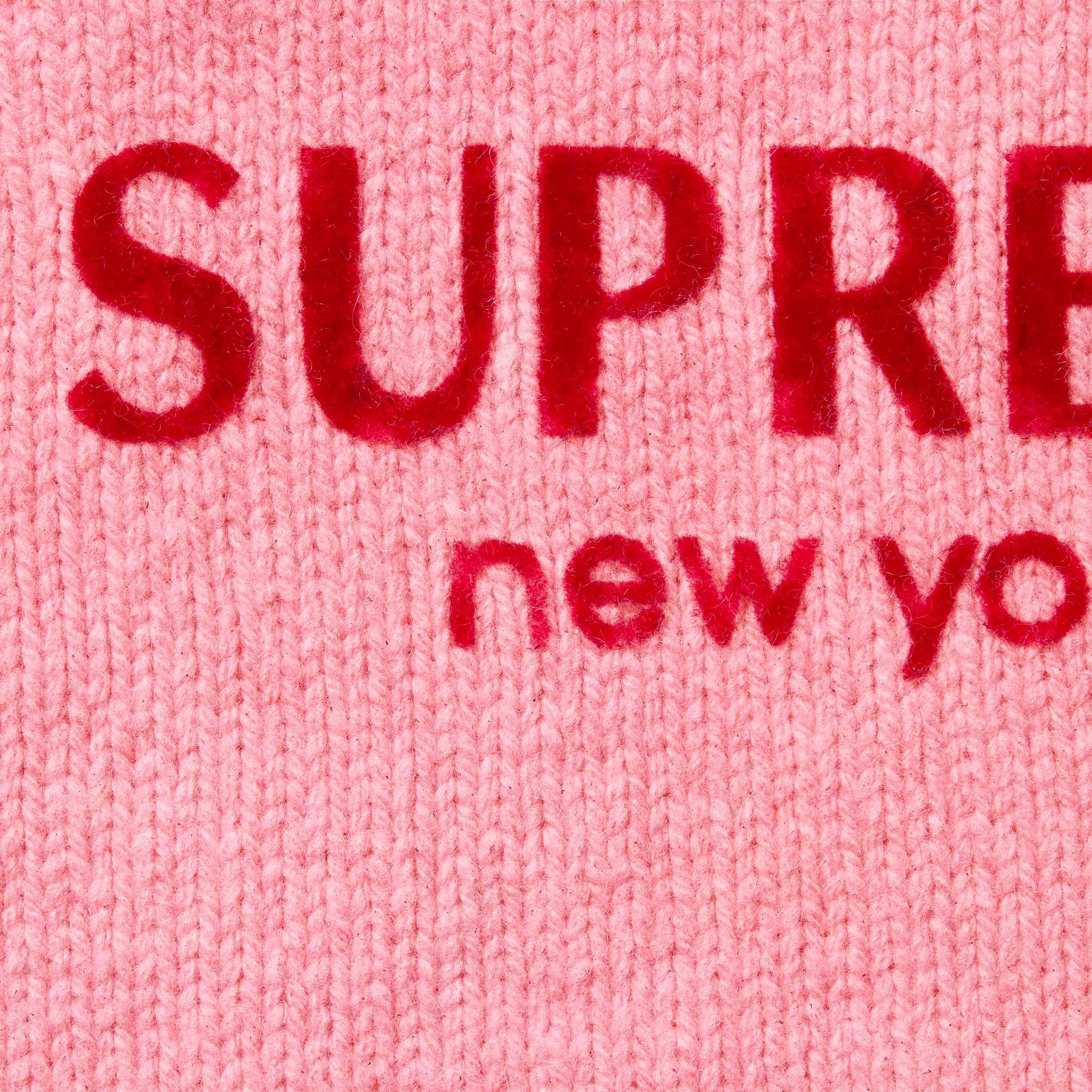 Flocked Logo Sweater view 2